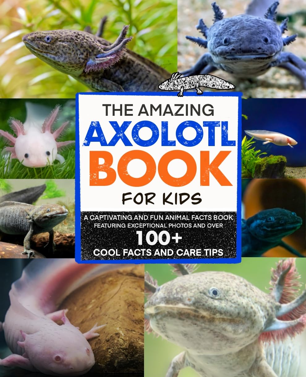 HIDDEN GEMS BOOKS ARC REVIEW: THE AMAZING AXOLOTL BOOK FOR KIDS BY WONDER CAT&nbsp;BOOKS